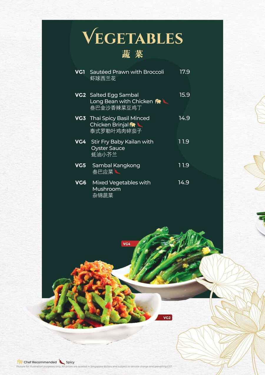 Buffet Menu Page 6