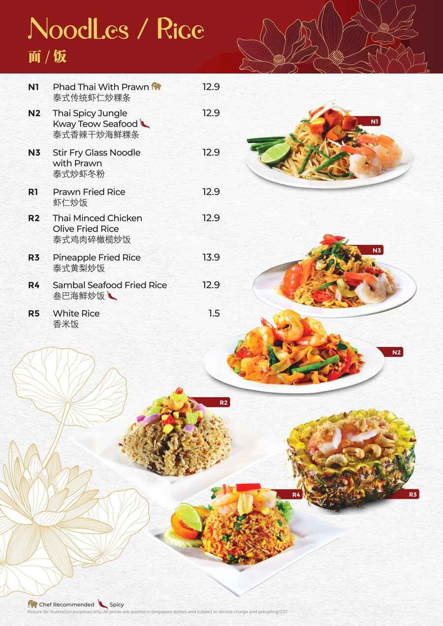 Central Thai Menu Page 10