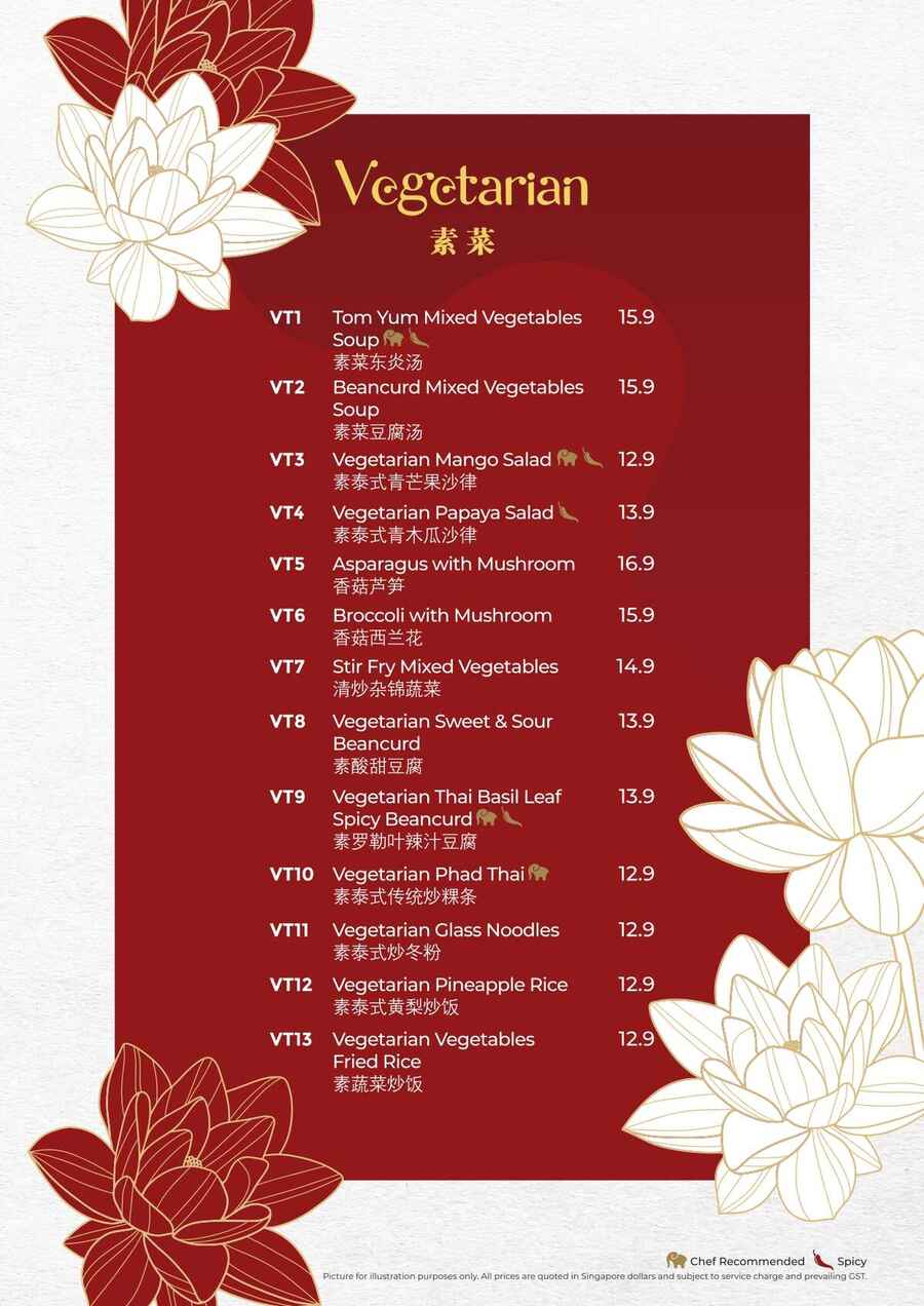 Central Thai Menu Page 11